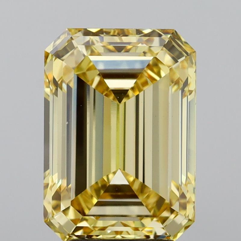 5.10 Carat Emerald Shaped, Ideal Cut, VS1 Clarity, IGI Certified Lab Grown Diamond