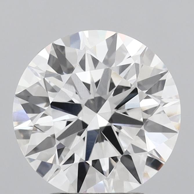2.82 Carat Round Shaped, Ideal Cut, E Color, VVS2 Clarity, IGI Certified Lab Grown Diamond
