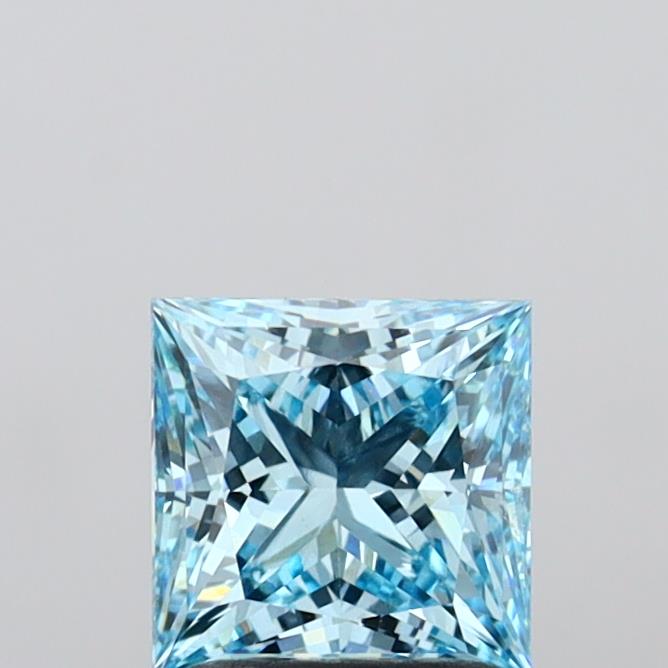 1.45 Carat Princess Shaped, Ideal Cut, VVS2 Clarity, IGI Certified Lab Grown Diamond