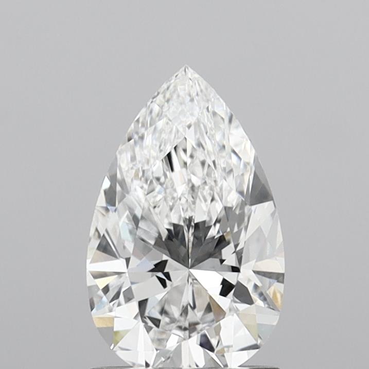 1.37 Carat Pear Shaped, Excellent Cut, E Color, VVS2 Clarity, IGI Certified Lab Grown Diamond