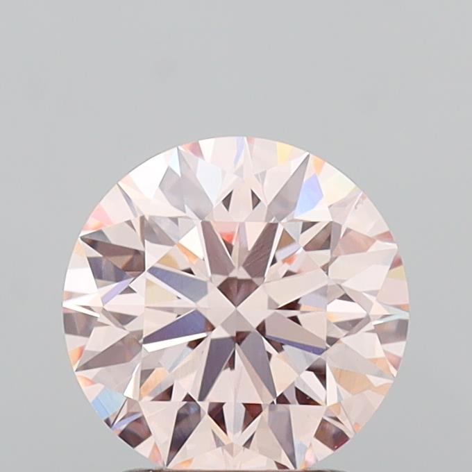 2.04 Carat Round Shaped, Ideal Cut, VVS2 Clarity, IGI Certified Lab Grown Diamond