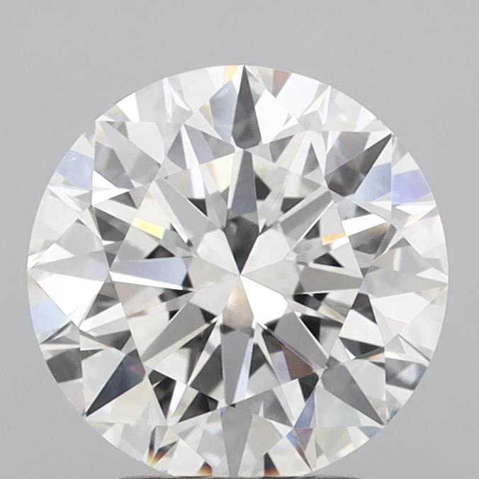 3.10 Carat Round Shaped, Excellent Cut, F Color, VVS2 Clarity, IGI Certified Lab Grown Diamond