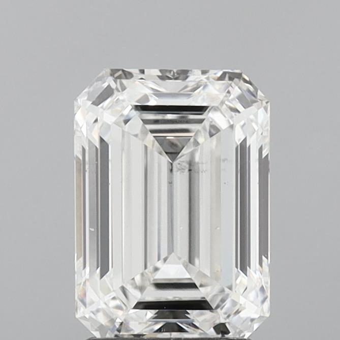 2.20 Carat Emerald Shaped, Ideal Cut, F Color, VS2 Clarity, IGI Certified Lab Grown Diamond