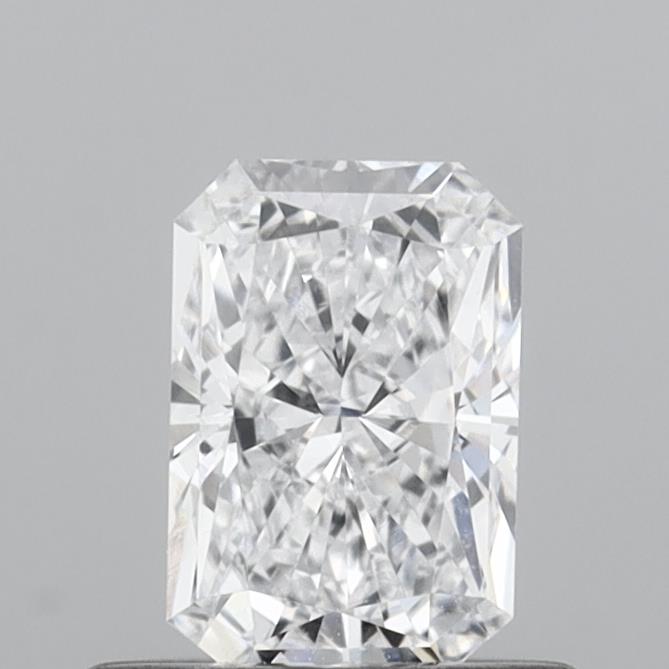 0.57 Carat Radiant Shaped, D Color, VVS2 Clarity, IGI Certified Lab Grown Diamond