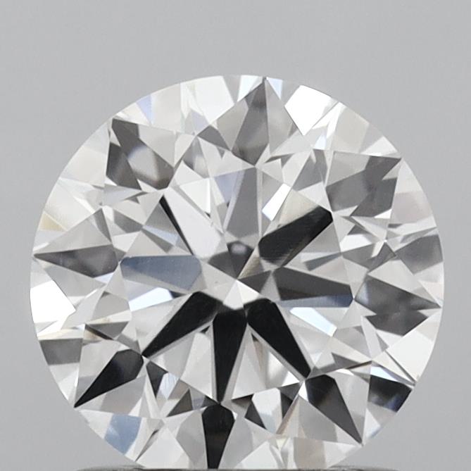 1.09 Carat Round Shaped, Ideal Cut, D Color, VS2 Clarity, IGI Certified Lab Grown Diamond