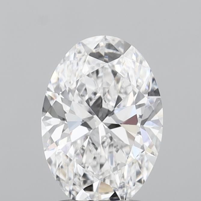 1.57 Carat Oval Shaped, Ideal Cut, D Color, VVS1 Clarity, IGI Certified Lab Grown Diamond