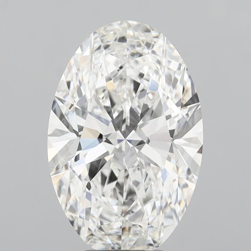 4.08 Carat Oval Shaped, Ideal Cut, E Color, VVS2 Clarity, IGI Certified Lab Grown Diamond