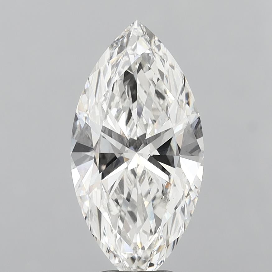 4.50 Carat Marquise Shaped, Excellent Cut, G Color, VS1 Clarity, IGI Certified Lab Grown Diamond