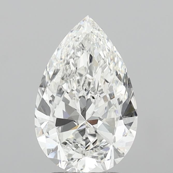 3.02 Carat Pear Shaped, Very Good Cut, F Color, VS1 Clarity, IGI Certified Lab Grown Diamond