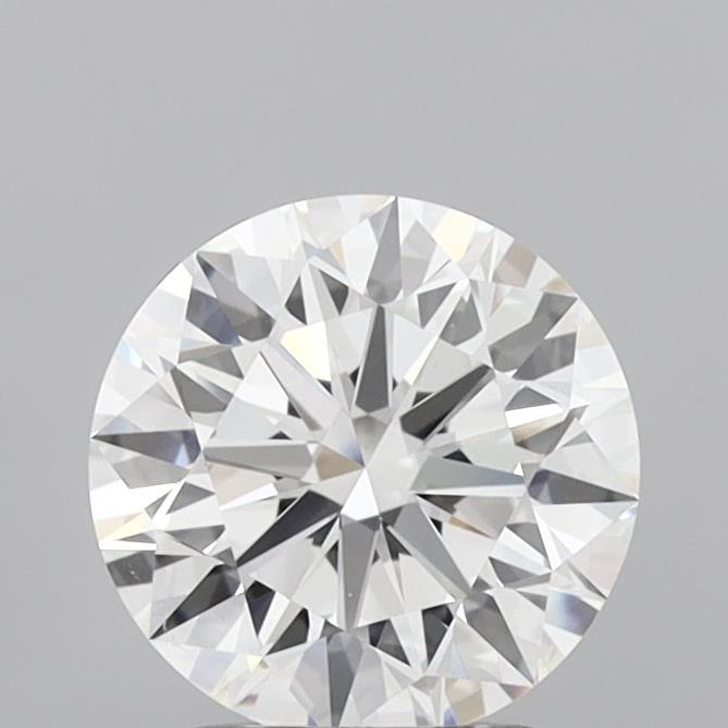 2.07 Carat Round Shaped, Ideal Cut, F Color, VVS2 Clarity, IGI Certified Lab Grown Diamond