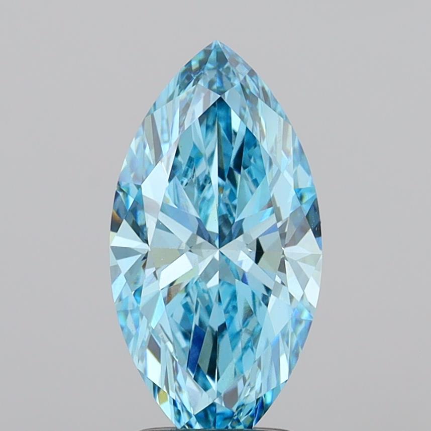 2.20 Carat Marquise Shaped, Ideal Cut, VS1 Clarity, IGI Certified Lab Grown Diamond