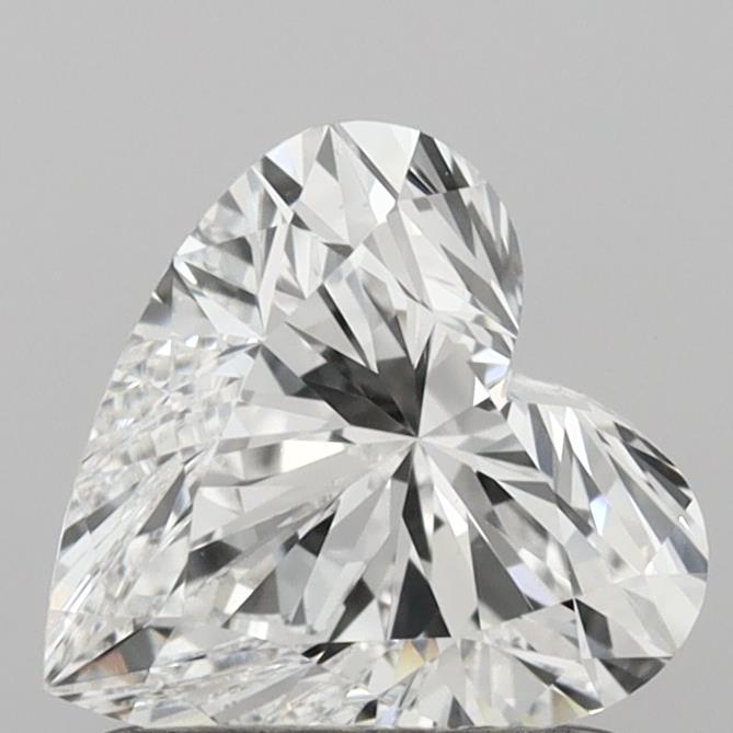 1.02 Carat Heart Shaped, Very Good Cut, E Color, VVS2 Clarity, IGI Certified Lab Grown Diamond