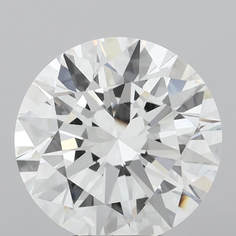 3.81 Carat Round Shaped, Excellent Cut, E Color, VVS2 Clarity, IGI Certified Lab Grown Diamond