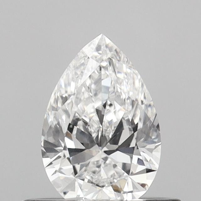 0.53 Carat Pear Shaped, Very Good Cut, D Color, VVS2 Clarity, IGI Certified Lab Grown Diamond