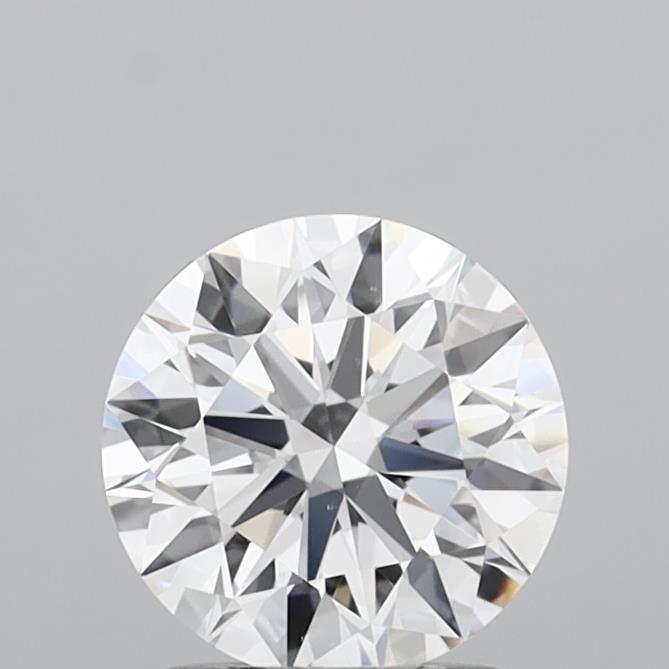 1.57 Carat Round Shaped, Ideal Cut, D Color, VS1 Clarity, IGI Certified Lab Grown Diamond