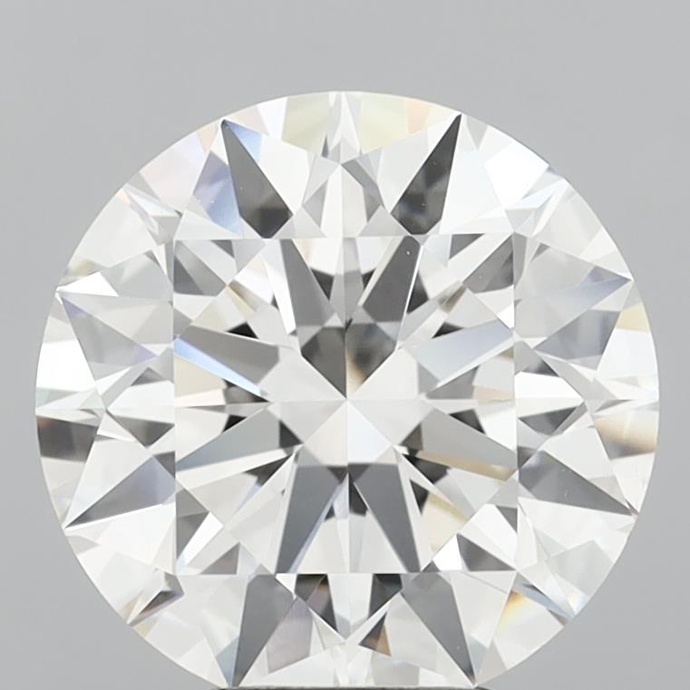 5.09 Carat Round Shaped, Ideal Cut, G Color, VVS2 Clarity, IGI Certified Lab Grown Diamond