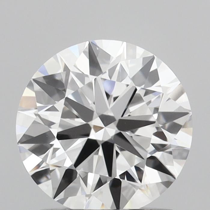 1.23 Carat Round Shaped, Ideal Cut, D Color, VVS2 Clarity, IGI Certified Lab Grown Diamond