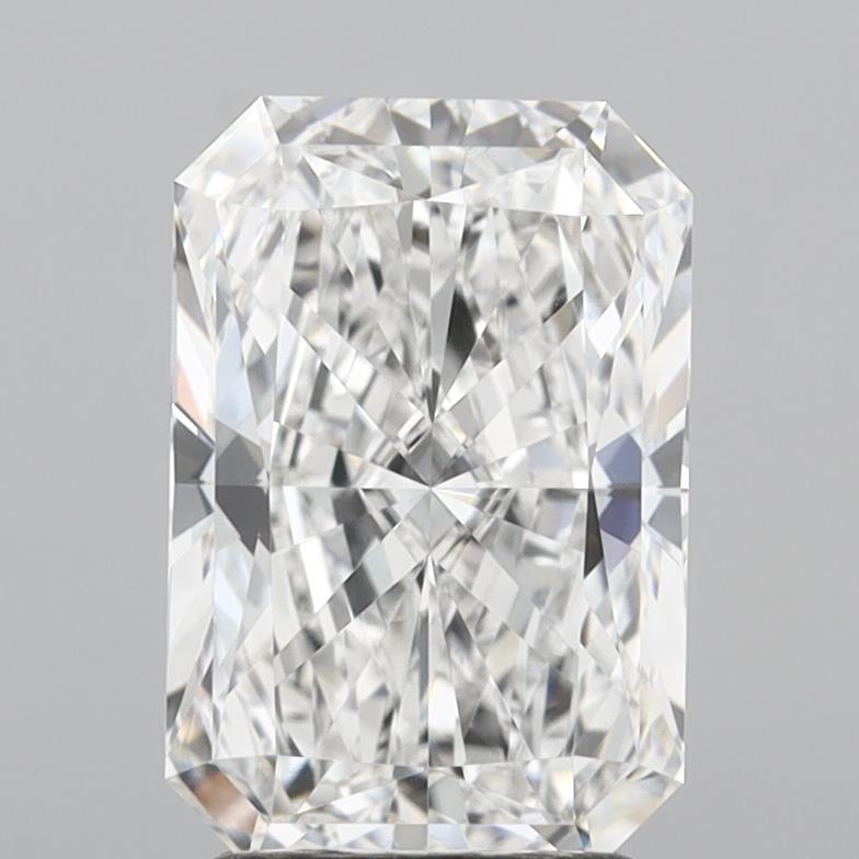 3.06 Carat Radiant Shaped, Ideal Cut, D Color, VVS1 Clarity, IGI Certified Lab Grown Diamond