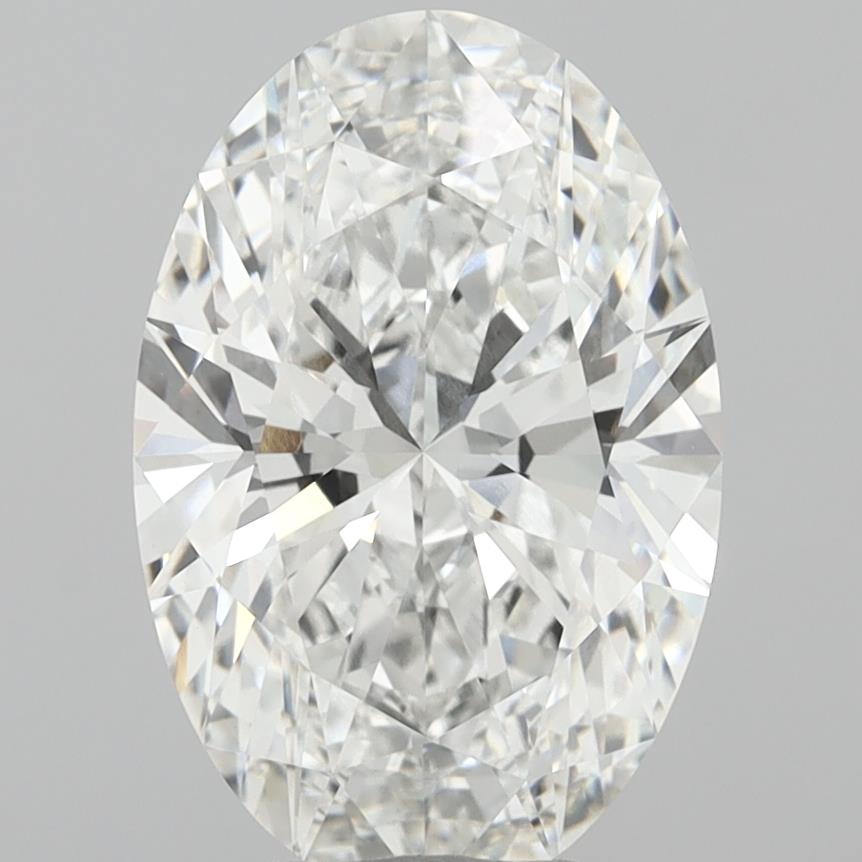 10.28 Carat Oval Shaped, Ideal Cut, F Color, VVS2 Clarity, IGI Certified Lab Grown Diamond