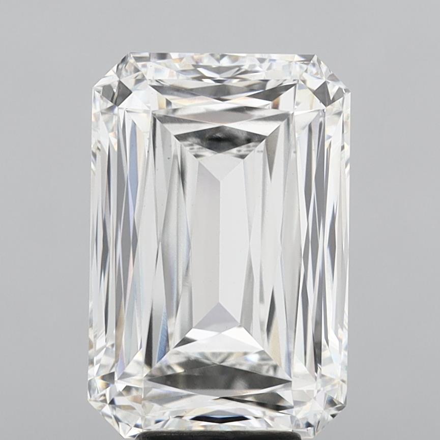 8.02 Carat Radiant Shaped, Ideal Cut, F Color, VS1 Clarity, IGI Certified Lab Grown Diamond