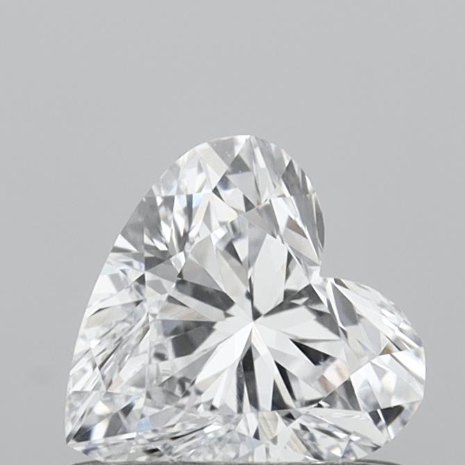 0.56 Carat Heart Shaped, Very Good Cut, D Color, VS1 Clarity, IGI Certified Lab Grown Diamond