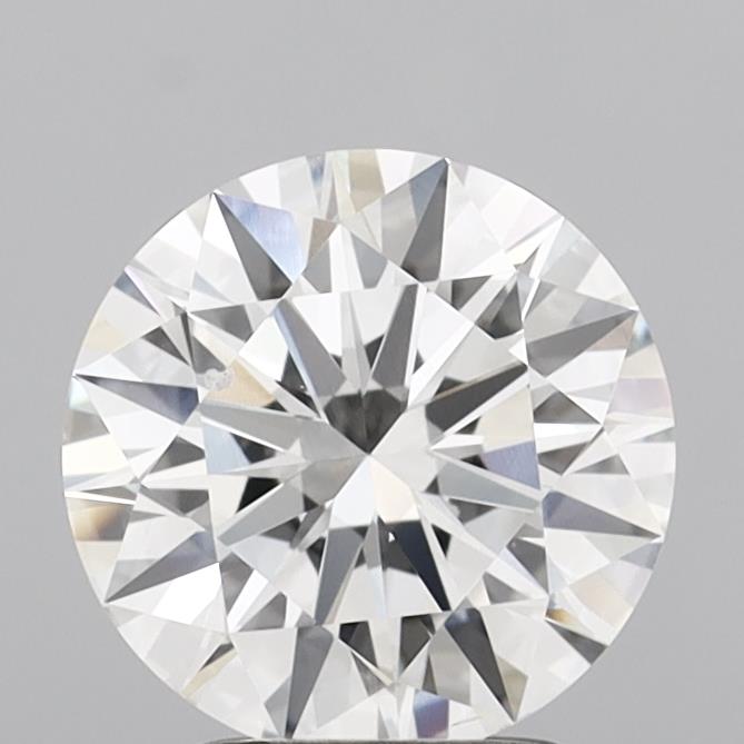 2.59 Carat Round Shaped, Ideal Cut, E Color, VS2 Clarity, IGI Certified Lab Grown Diamond