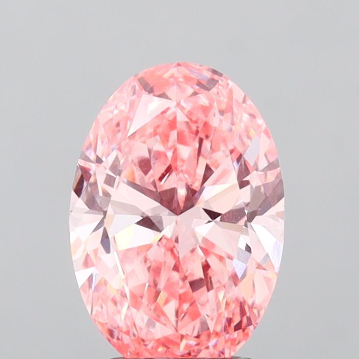 2.03 Carat Oval Shaped, Excellent Cut, VVS2 Clarity, IGI Certified Lab Grown Diamond