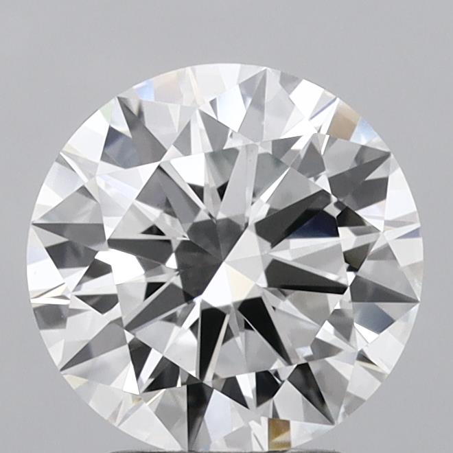 2.70 Carat Round Shaped, Excellent Cut, E Color, VVS2 Clarity, IGI Certified Lab Grown Diamond
