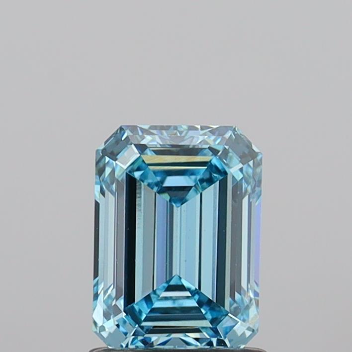 1.42 Carat Emerald Shaped, Ideal Cut, VS1 Clarity, IGI Certified Lab Grown Diamond