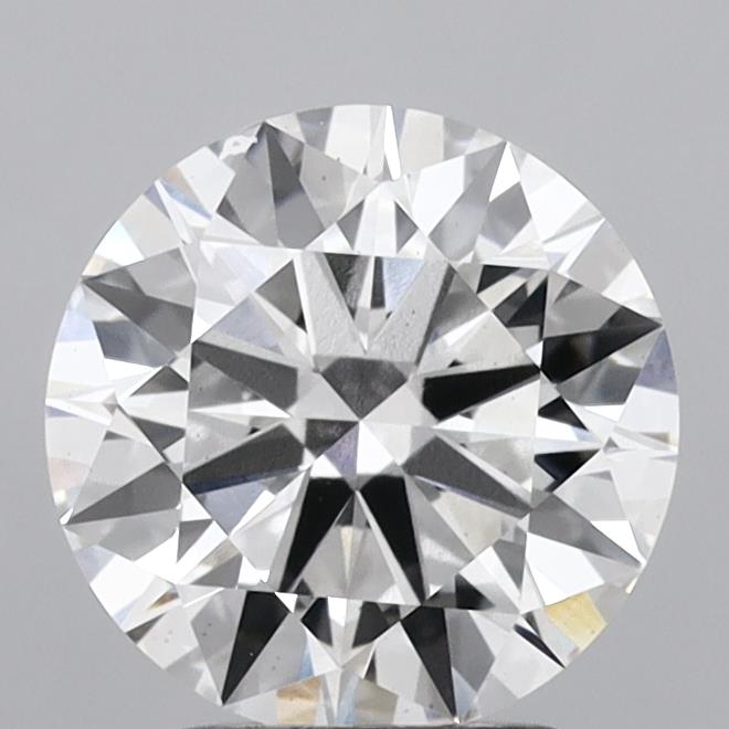 2.71 Carat Round Shaped, Ideal Cut, E Color, VS2 Clarity, IGI Certified Lab Grown Diamond