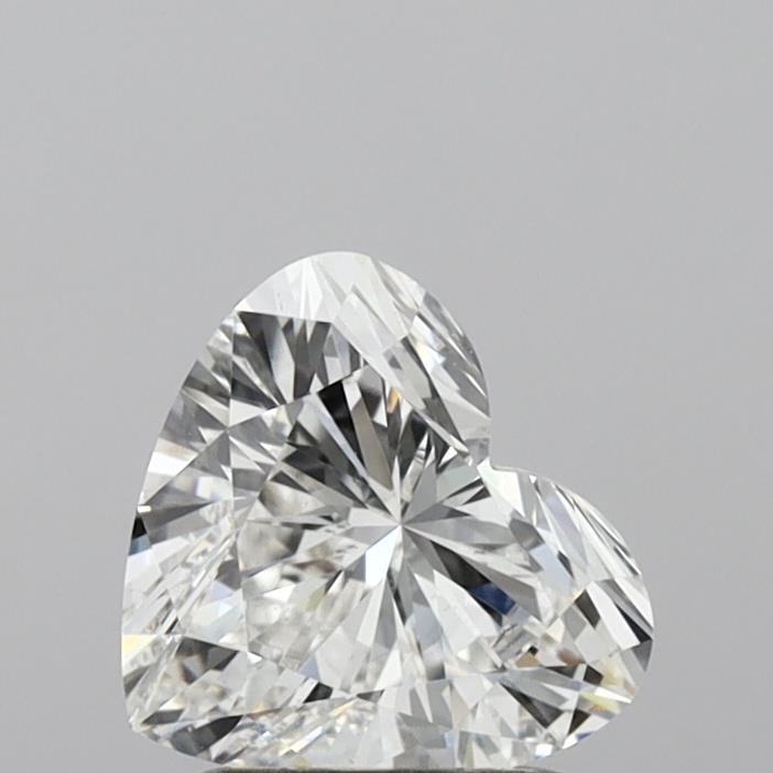 1.60 Carat Heart Shaped, Ideal Cut, F Color, VVS2 Clarity, IGI Certified Lab Grown Diamond