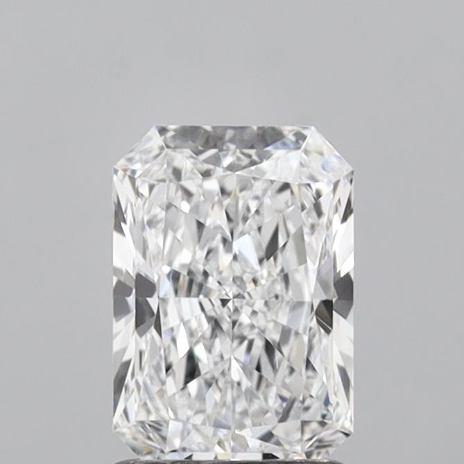 1.33 Carat Radiant Shaped, Ideal Cut, D Color, VS1 Clarity, IGI Certified Lab Grown Diamond