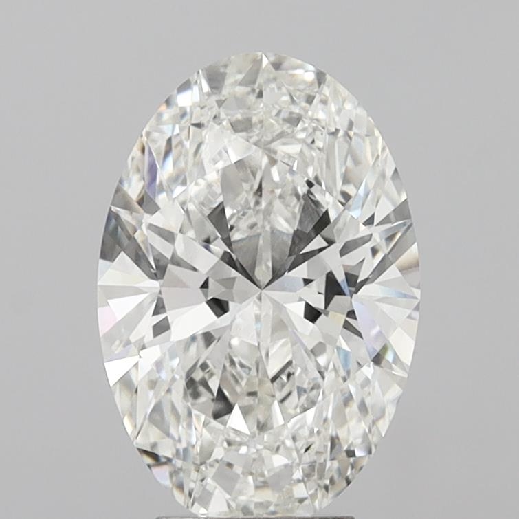 5.10 Carat Oval Shaped, Ideal Cut, G Color, VVS2 Clarity, IGI Certified Lab Grown Diamond
