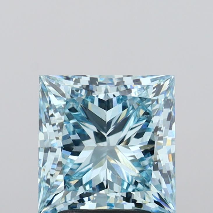 2.94 Carat Princess Shaped, Ideal Cut, VS1 Clarity, IGI Certified Lab Grown Diamond