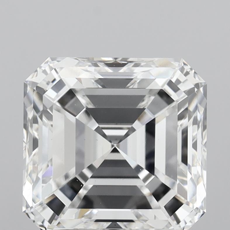 2.00 Carat Asscher Shaped, Ideal Cut, E Color, VVS2 Clarity, IGI Certified Lab Grown Diamond