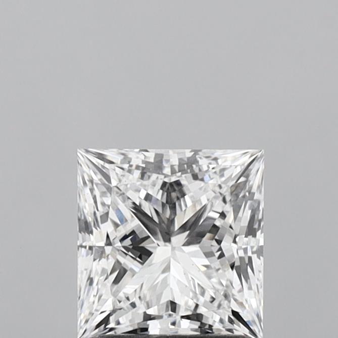 1.43 Carat Princess Shaped, Ideal Cut, E Color, VS1 Clarity, IGI Certified Lab Grown Diamond
