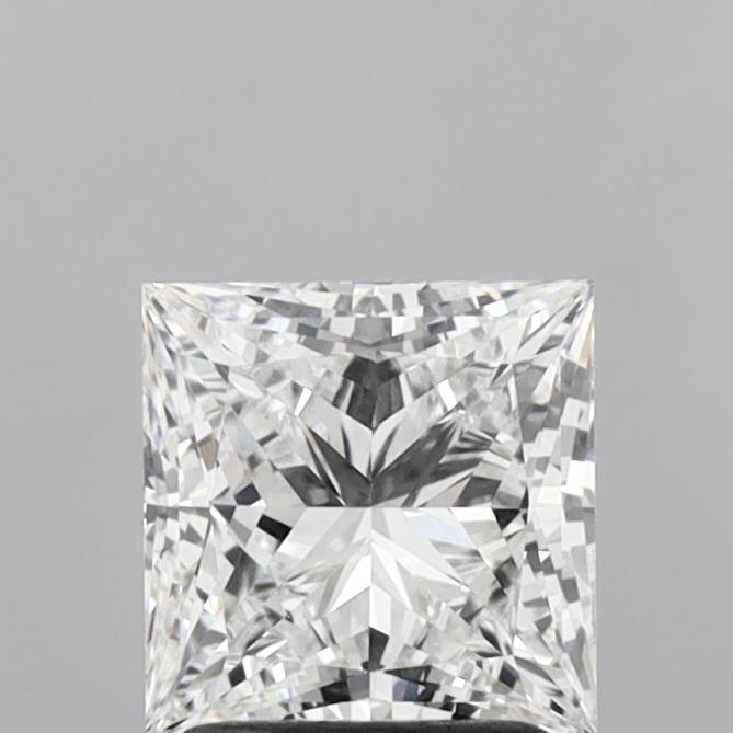 1.85 Carat Princess Shaped, Ideal Cut, E Color, VVS1 Clarity, IGI Certified Lab Grown Diamond