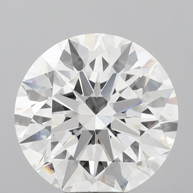 6.10 Carat Round Shaped, Ideal Cut, E Color, VVS2 Clarity, IGI Certified Lab Grown Diamond