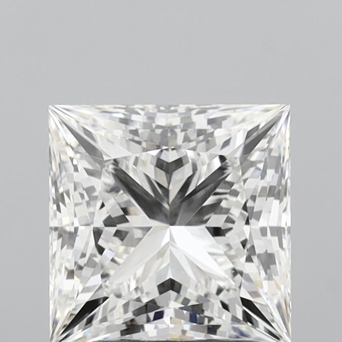 2.78 Carat Princess Shaped, Ideal Cut, F Color, VVS2 Clarity, IGI Certified Lab Grown Diamond