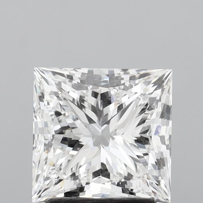 2.48 Carat Princess Shaped, Ideal Cut, E Color, VS1 Clarity, IGI Certified Lab Grown Diamond