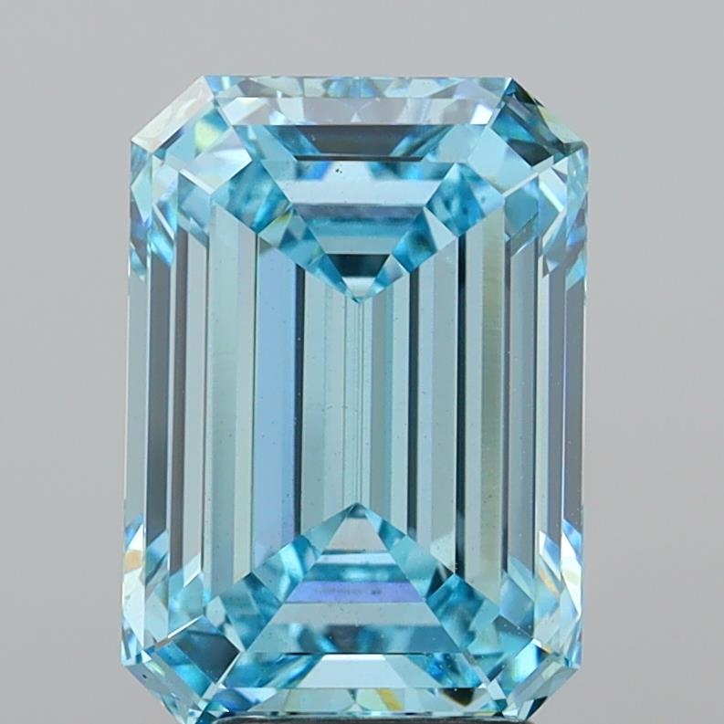 4.57 Carat Emerald Shaped, Ideal Cut, VS1 Clarity, IGI Certified Lab Grown Diamond