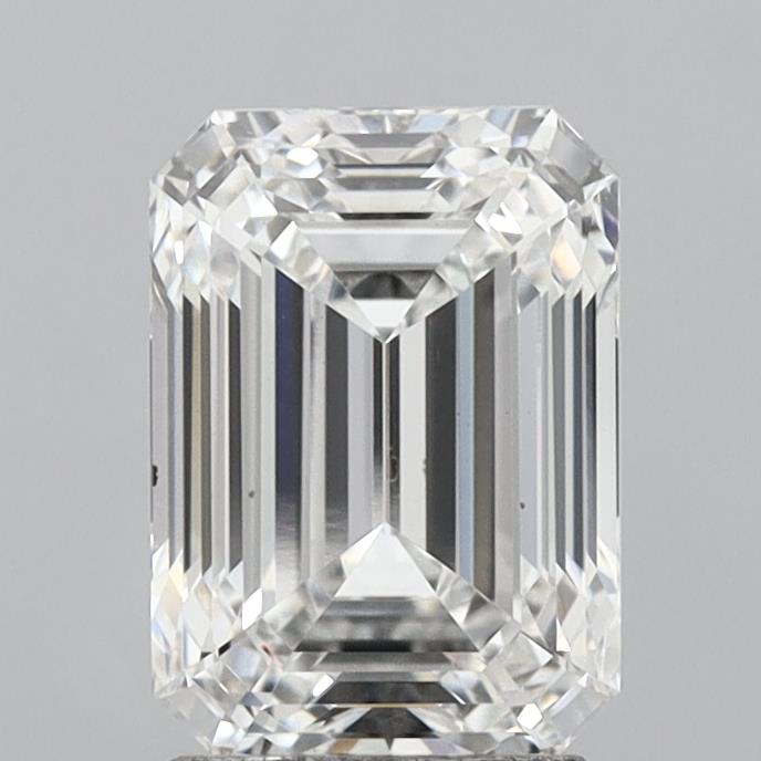 3.09 Carat Emerald Shaped, Excellent Cut, E Color, VVS2 Clarity, IGI Certified Lab Grown Diamond