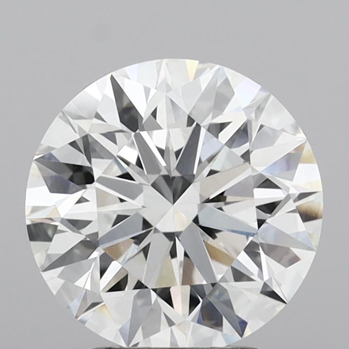 3.07 Carat Round Shaped, Ideal Cut, E Color, VVS2 Clarity, IGI Certified Lab Grown Diamond