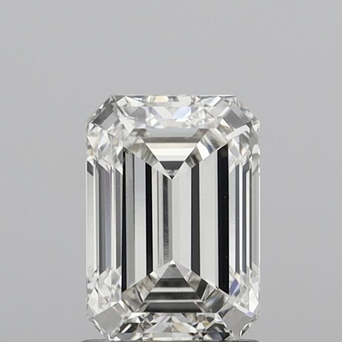 1.50 Carat Emerald Shaped, Ideal Cut, G Color, VVS2 Clarity, IGI Certified Lab Grown Diamond