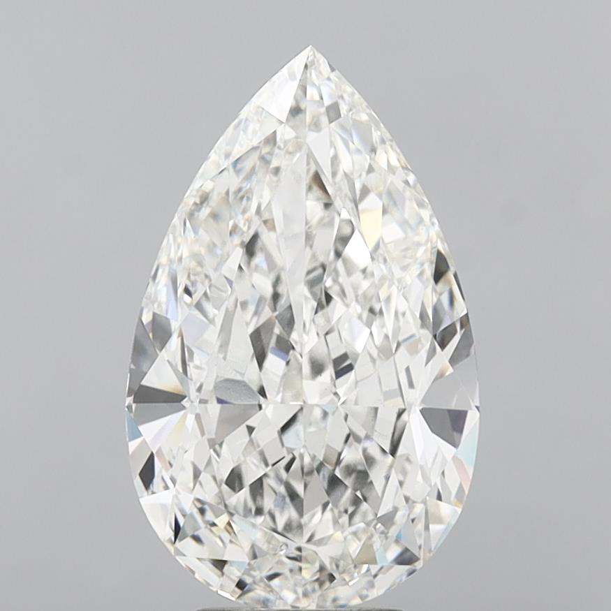 8.58 Carat Pear Shaped, Excellent Cut, G Color, VS1 Clarity, IGI Certified Lab Grown Diamond