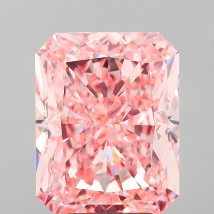5.06 Carat Radiant Shaped, Excellent Cut, VS1 Clarity, IGI Certified Lab Grown Diamond
