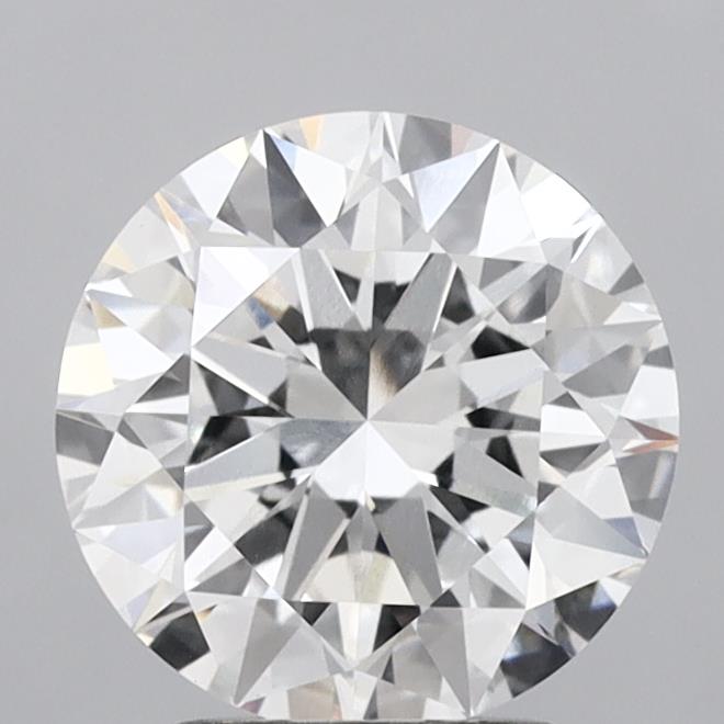 2.71 Carat Round Shaped, Excellent Cut, D Color, VVS2 Clarity, IGI Certified Lab Grown Diamond