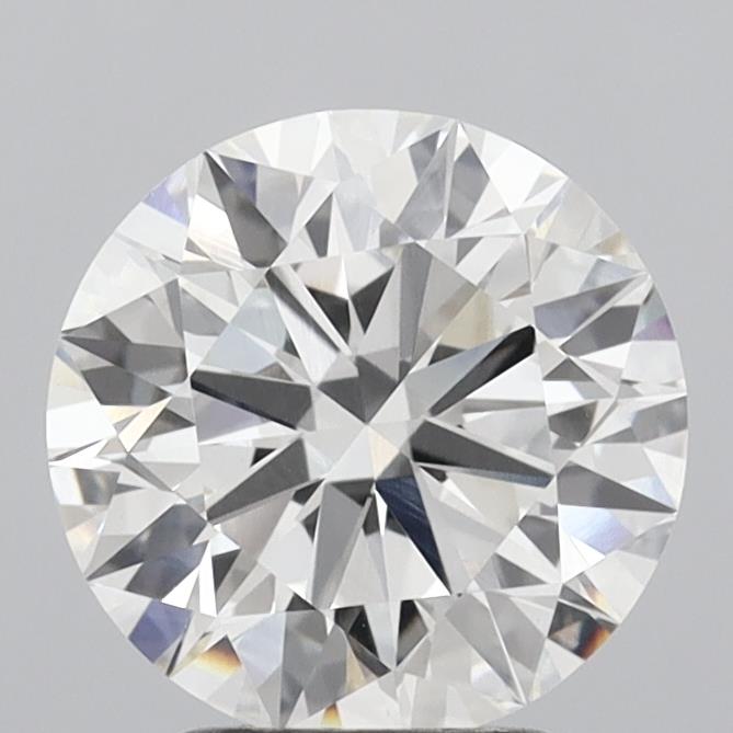 2.97 Carat Round Shaped, Ideal Cut, G Color, VVS2 Clarity, IGI Certified Lab Grown Diamond