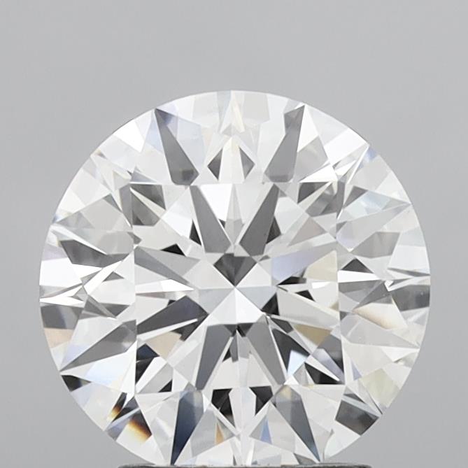 2.87 Carat Round Shaped, Ideal Cut, E Color, VVS2 Clarity, IGI Certified Lab Grown Diamond