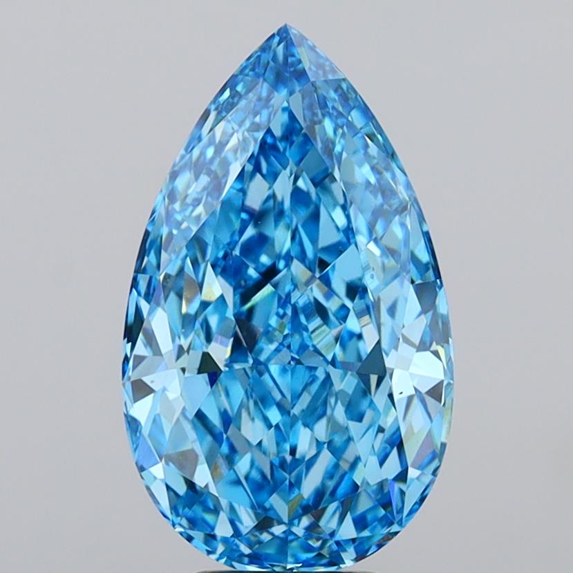 6.31 Carat Pear Shaped, Ideal Cut, VVS2 Clarity, IGI Certified Lab Grown Diamond